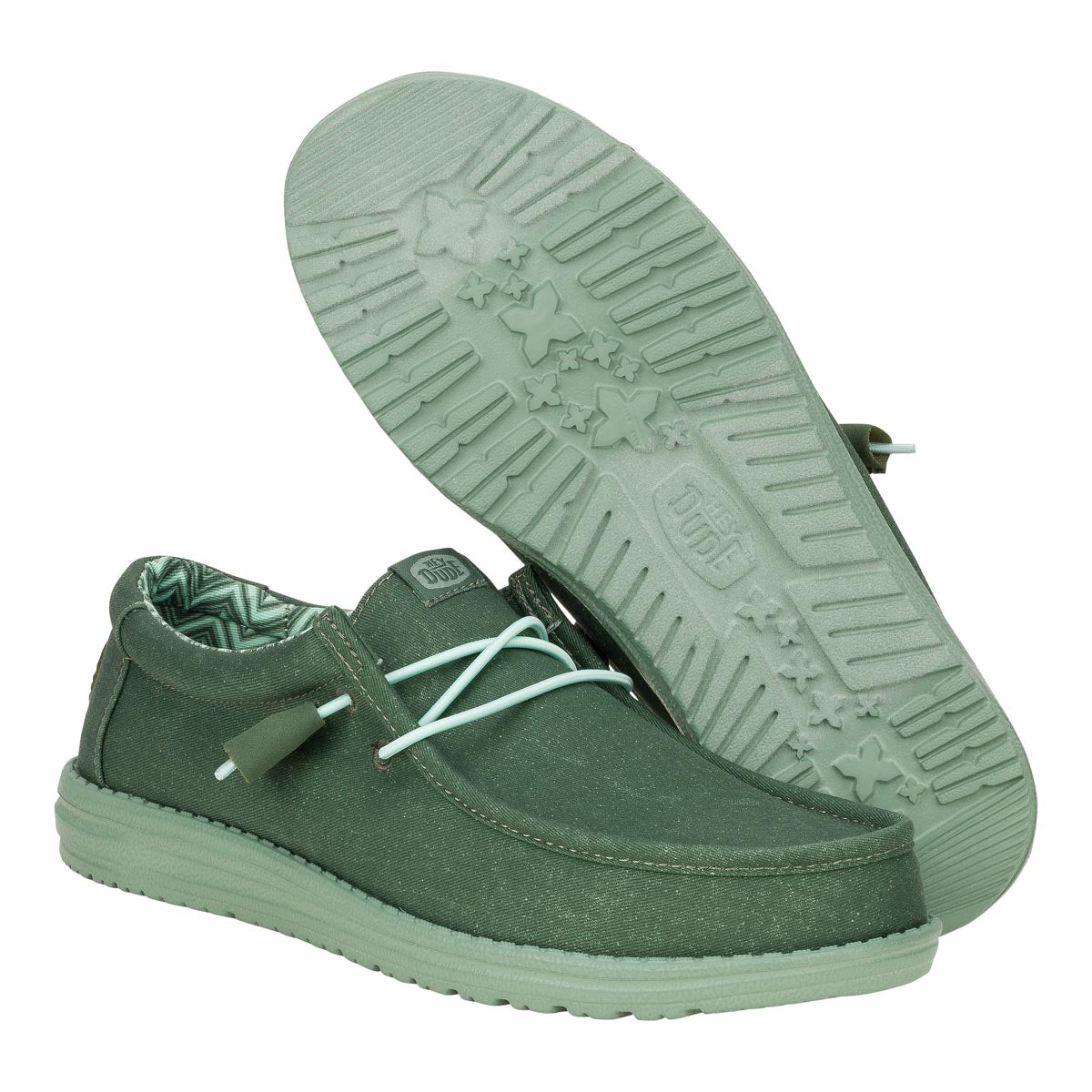 Wally Stretch Canvas Duck Green/Iceberg Green