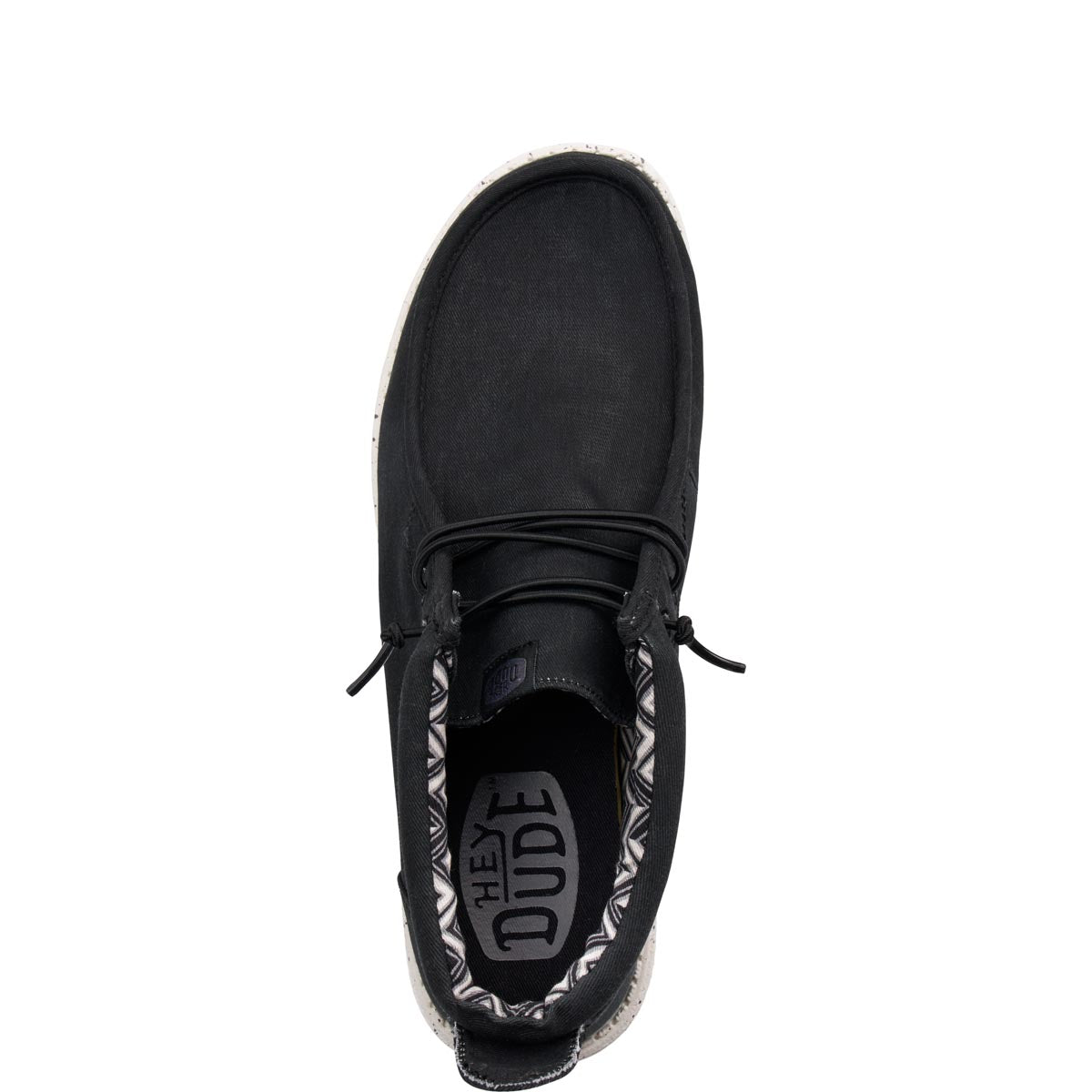 Wally Mid Stretch Canvas Black/White