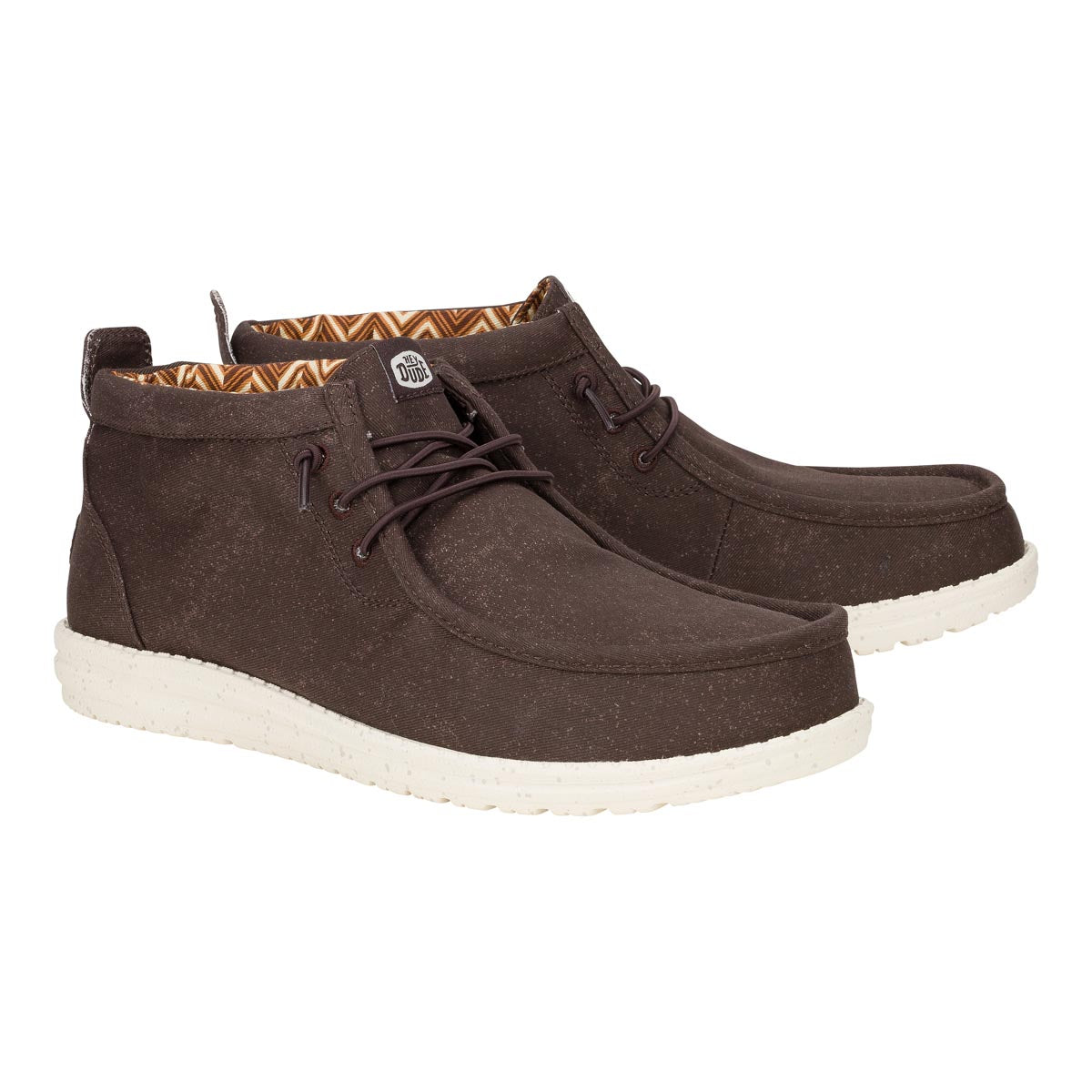 Wally Mid Stretch Canvas Mole Brown