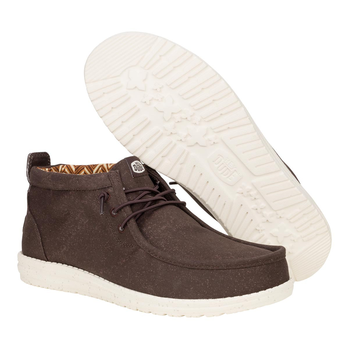 Wally Mid Stretch Canvas Mole Brown