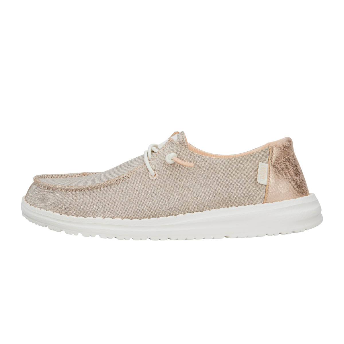 Wendy Metallic Sparkle Rose Gold