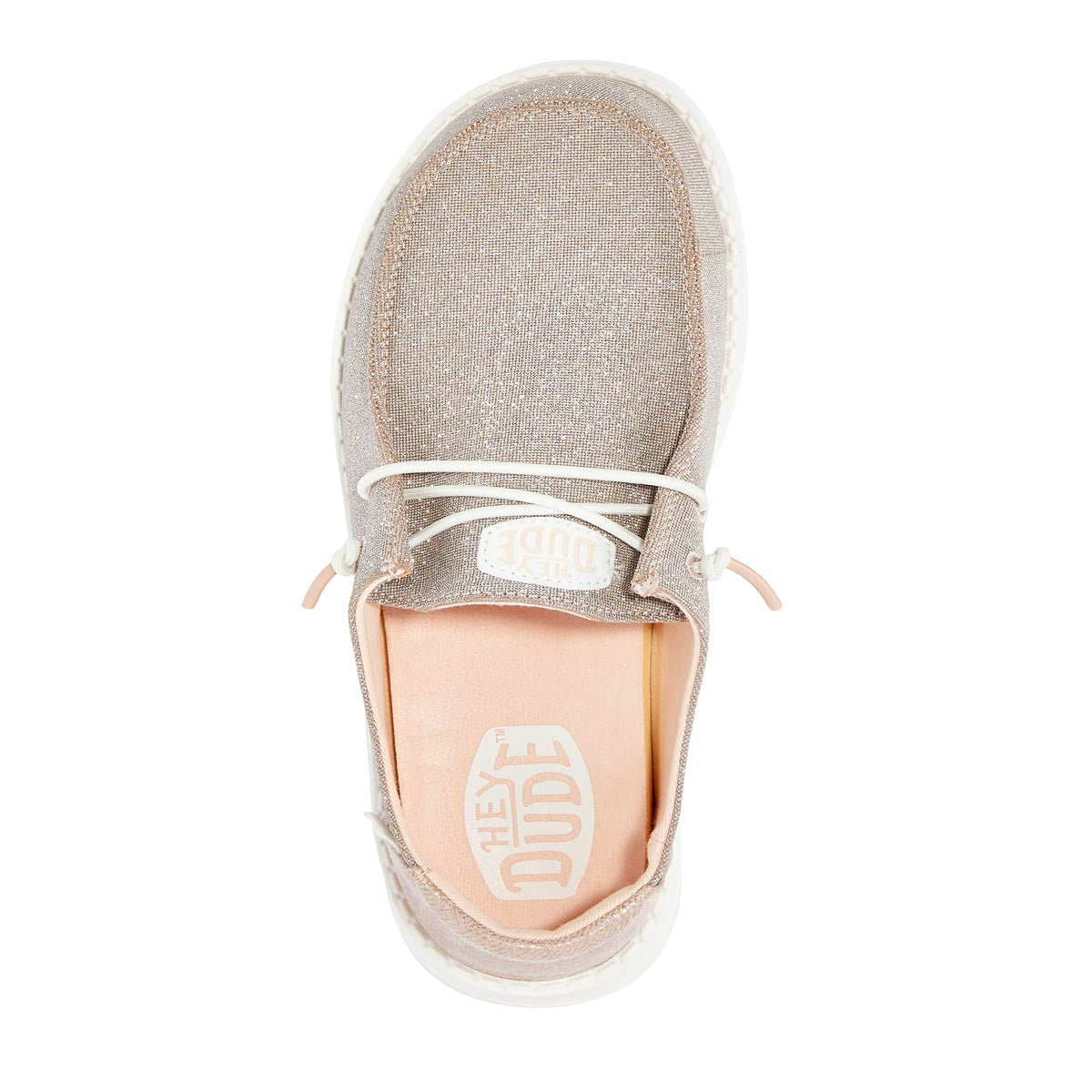 Wendy Toddler Metallic Sparkle Rose Gold