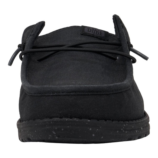 Wally Slip Stretch Canvas Black
