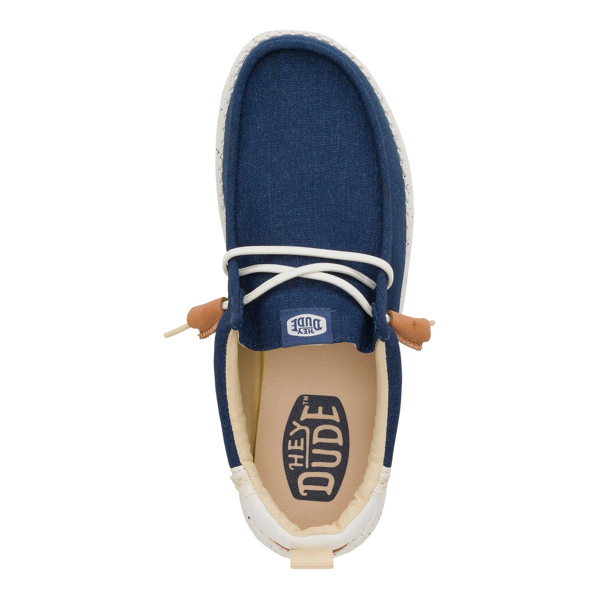 Wally Summer Linen Sargasso Blue/White
