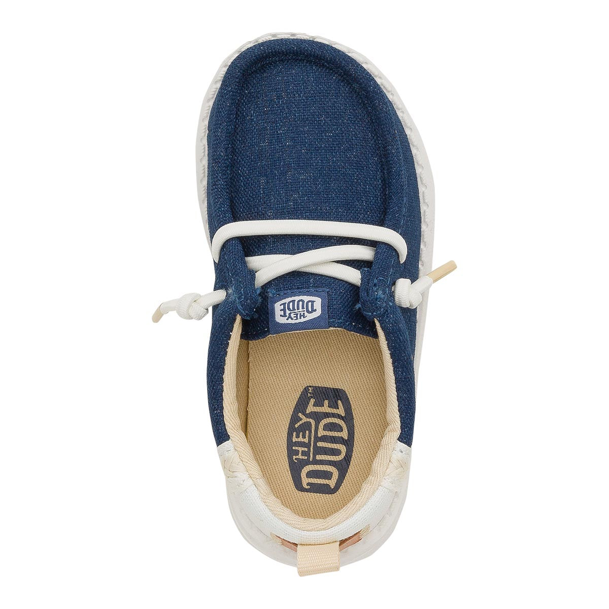Wally Toddler Chambray Sargasso Blue/White