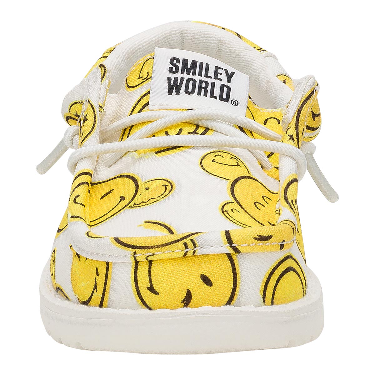 Wally Youth Smiley White/Yellow