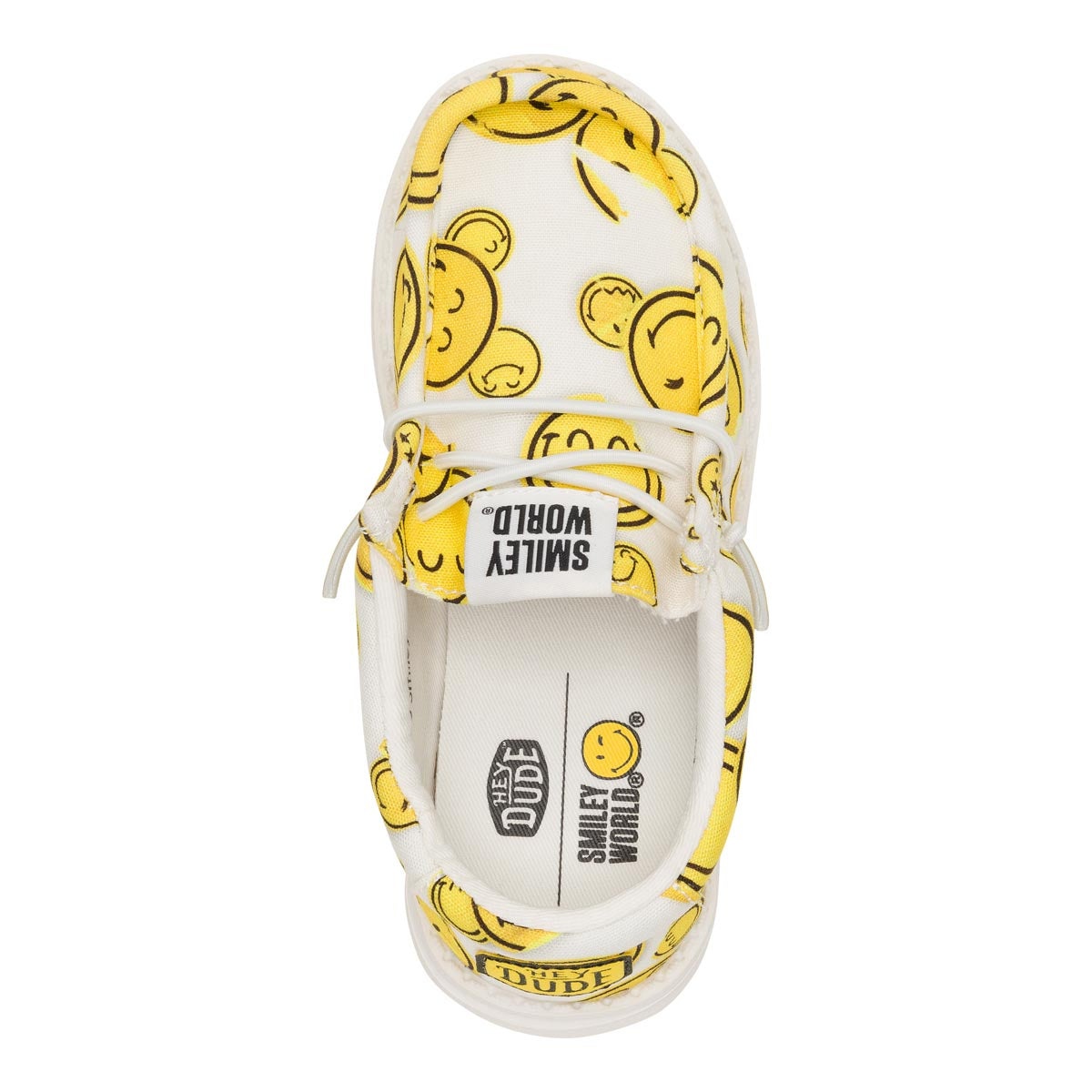 Wally Youth Smiley White/Yellow