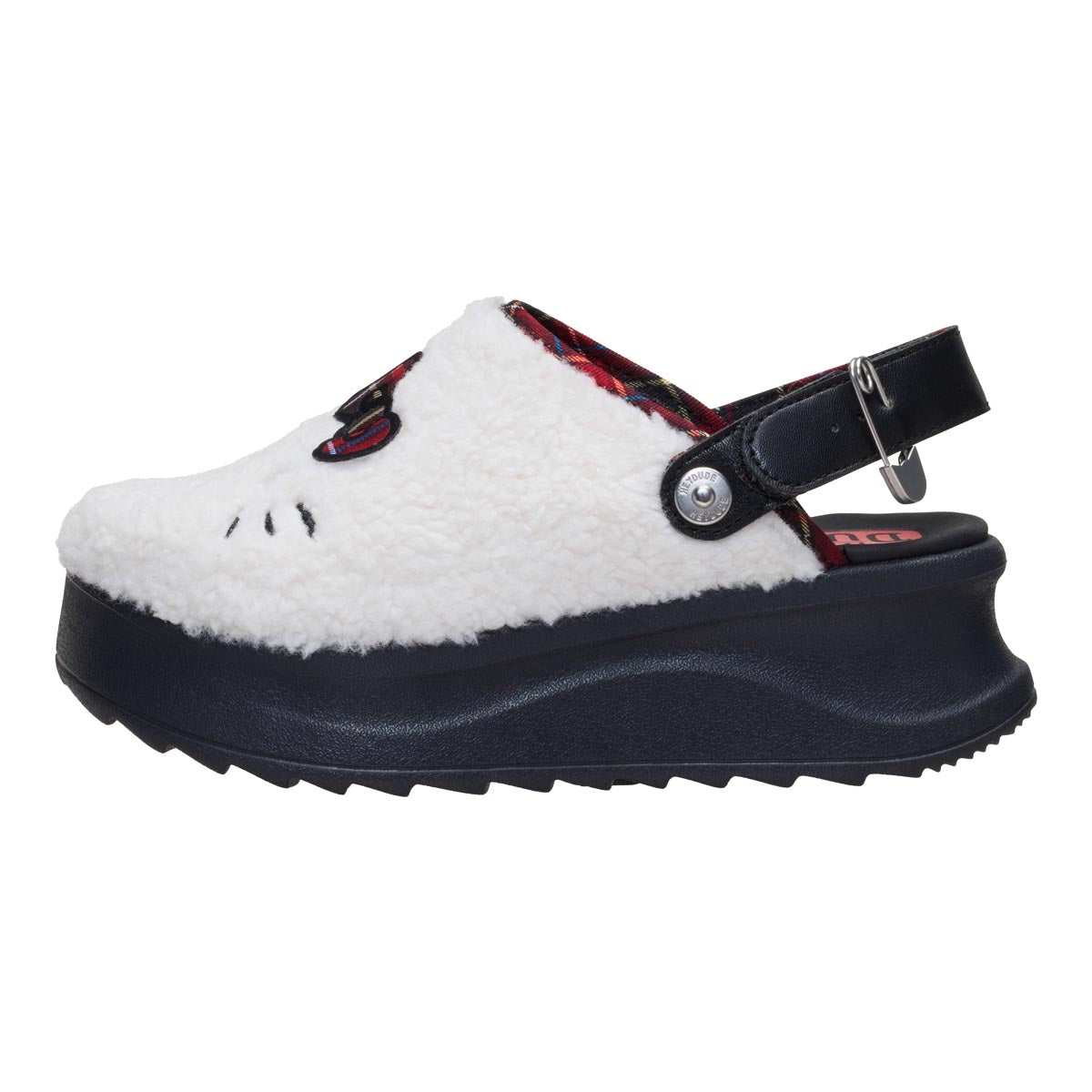Hello Kitty Delray Clog White Black