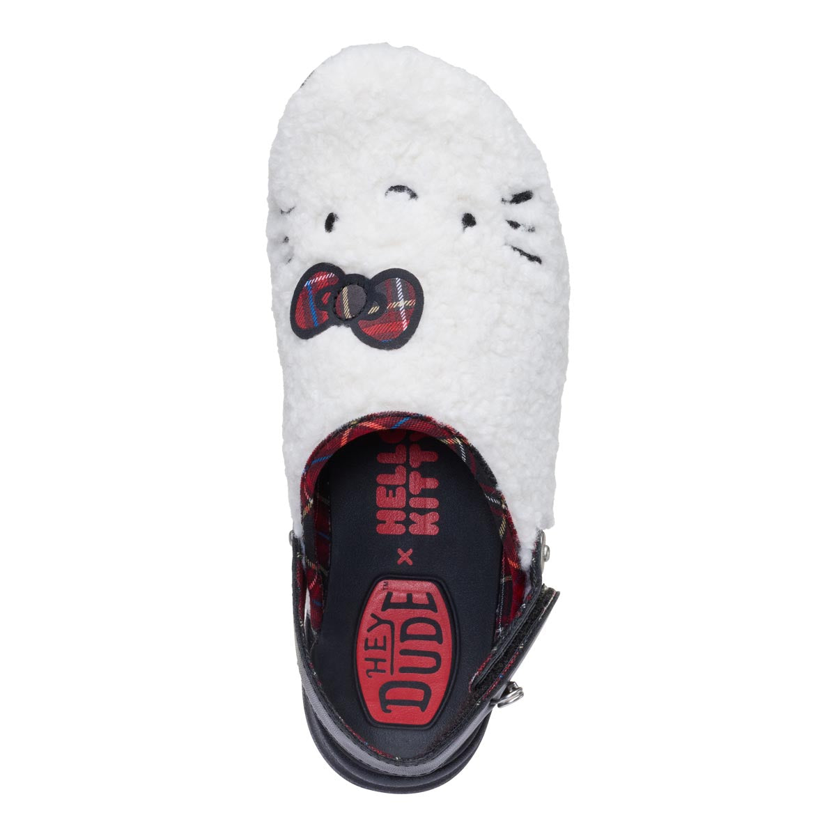 Hello Kitty Delray Clog White Black