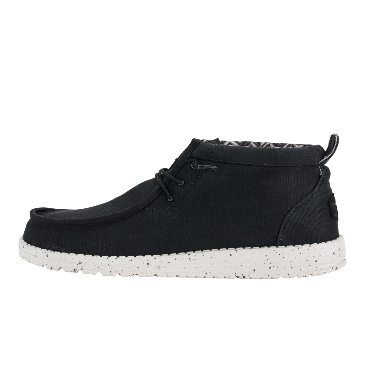 Wally Mid Stretch Canvas Black/White