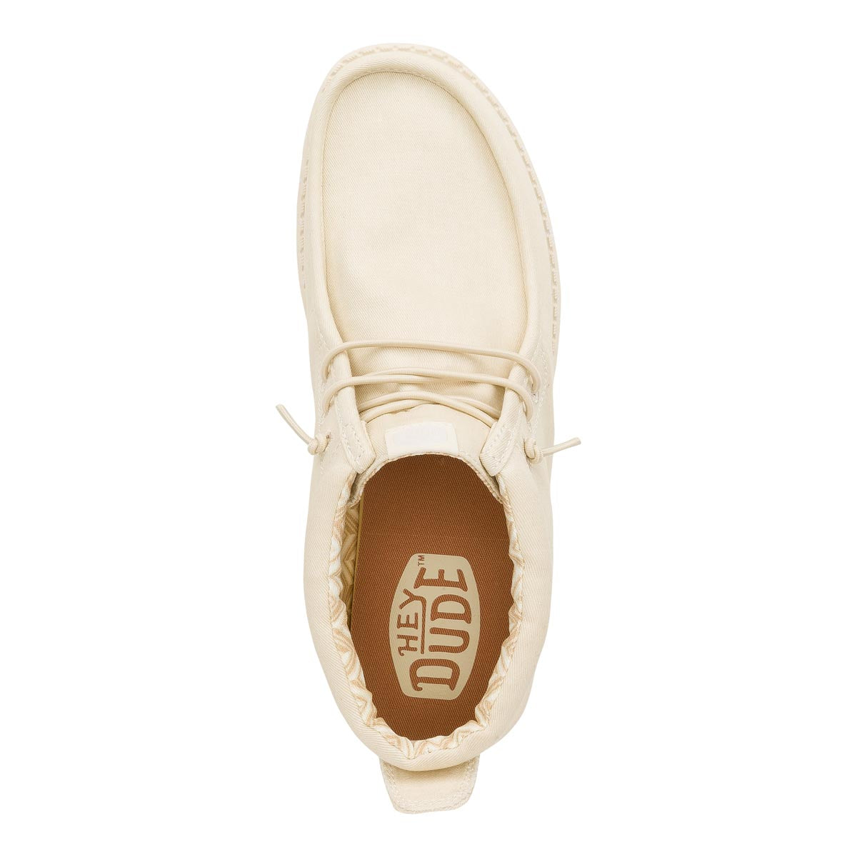 Wally Mid Stretch Canvas Bone White