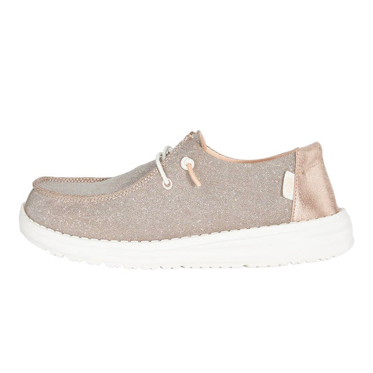 Wendy Toddler Metallic Sparkle Rose Gold