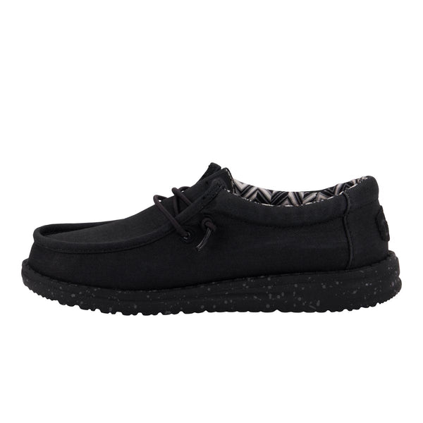 Wally Youth Stretch Canvas Black/Black