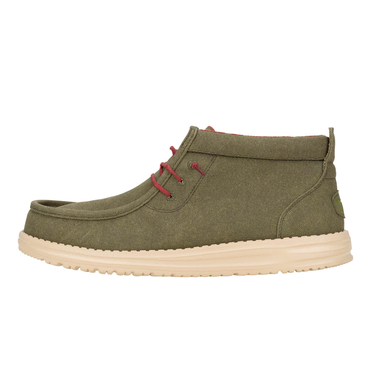 Wally Mid Waxed Canvas Olive