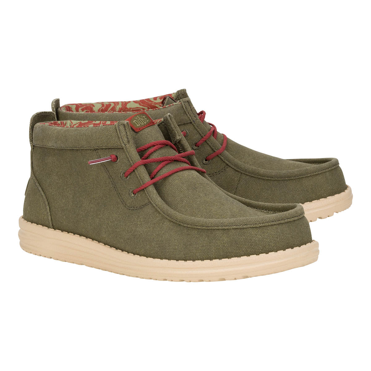 Wally Mid Waxed Canvas Olive