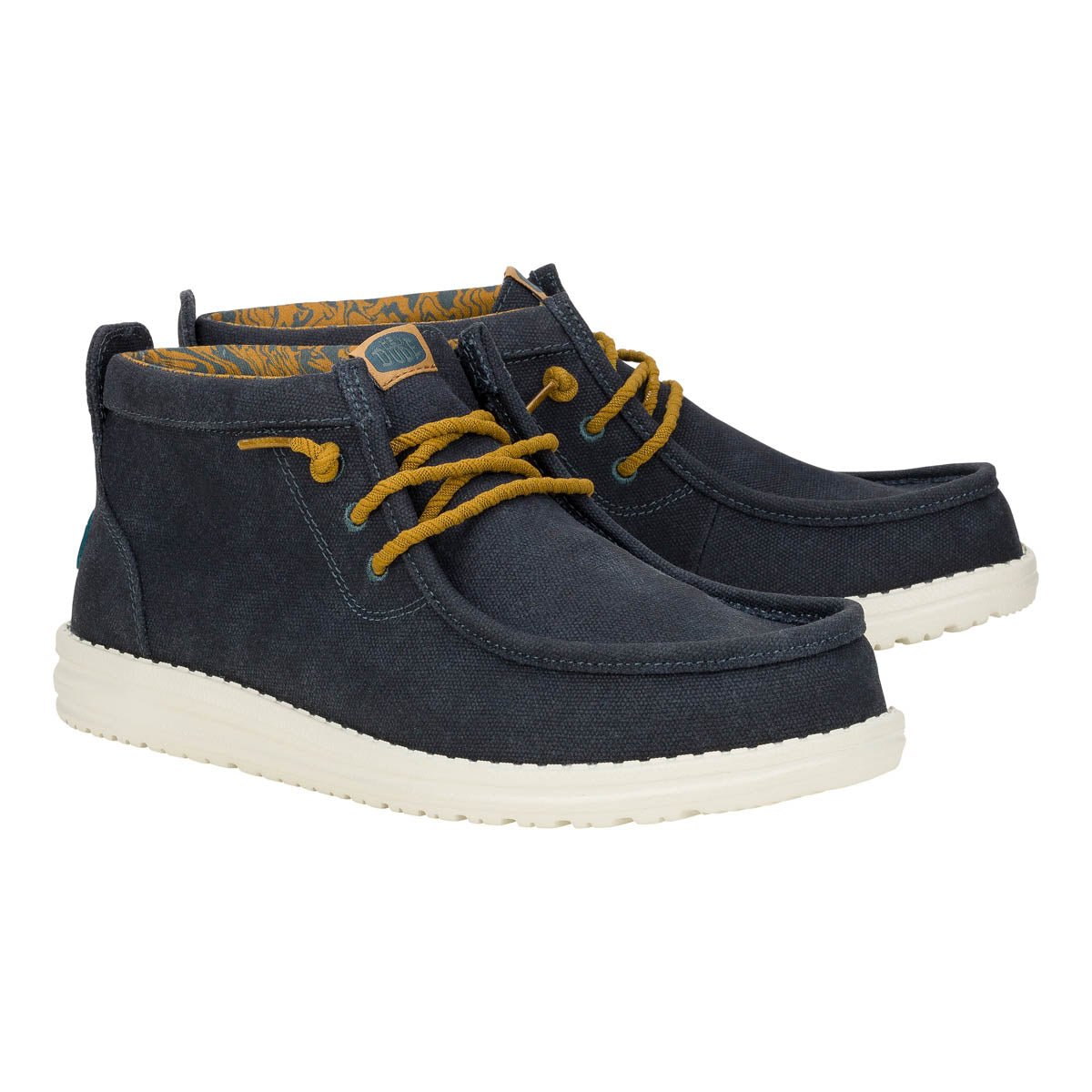 Wally Mid Waxed Canvas Navy