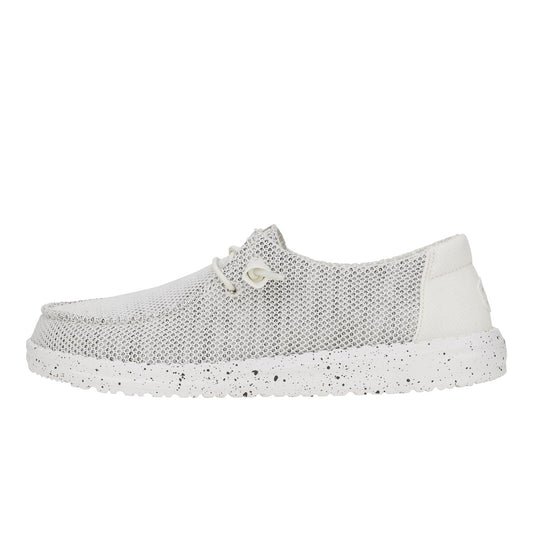 Wendy Stretch Mesh Stone White