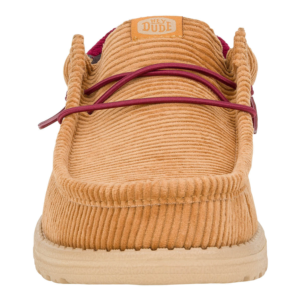 Wally Funk Corduroy Tan/Burgundy