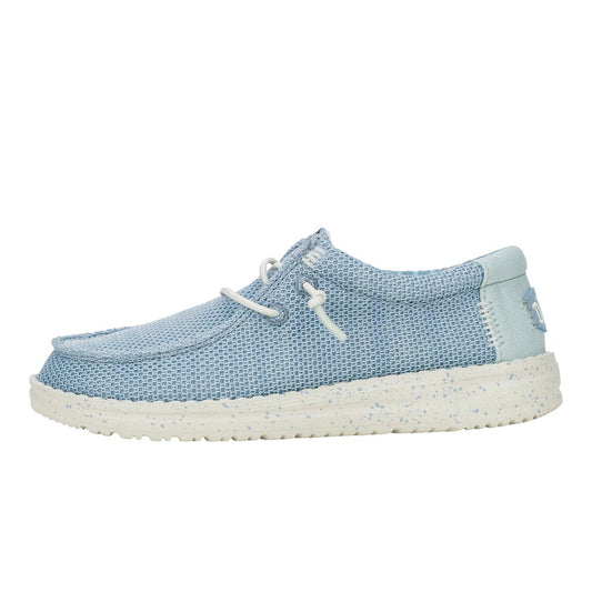 Wally Youth Stretch Mesh Cloud Blue/Dawn Blue