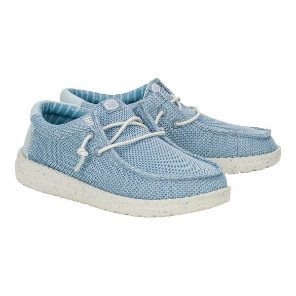 Wally Youth Stretch Mesh Cloud Blue/Dawn Blue