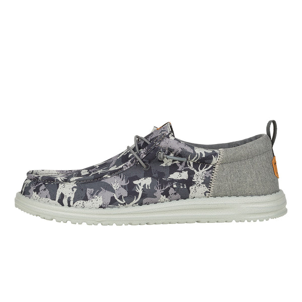 Hey Dude Wally Funk Hunt Grey Camo Casual Shoes Adult Men\'s Size 9 42137-337_03.jpg?v=1727954382 main image 3