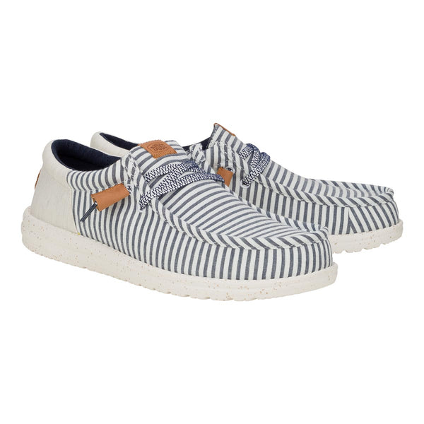 Wally Funk Seersucker Princess Blue/Wood Ash