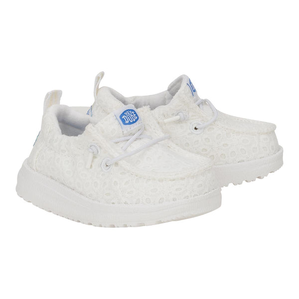 LILDUDES Slip On Prints White