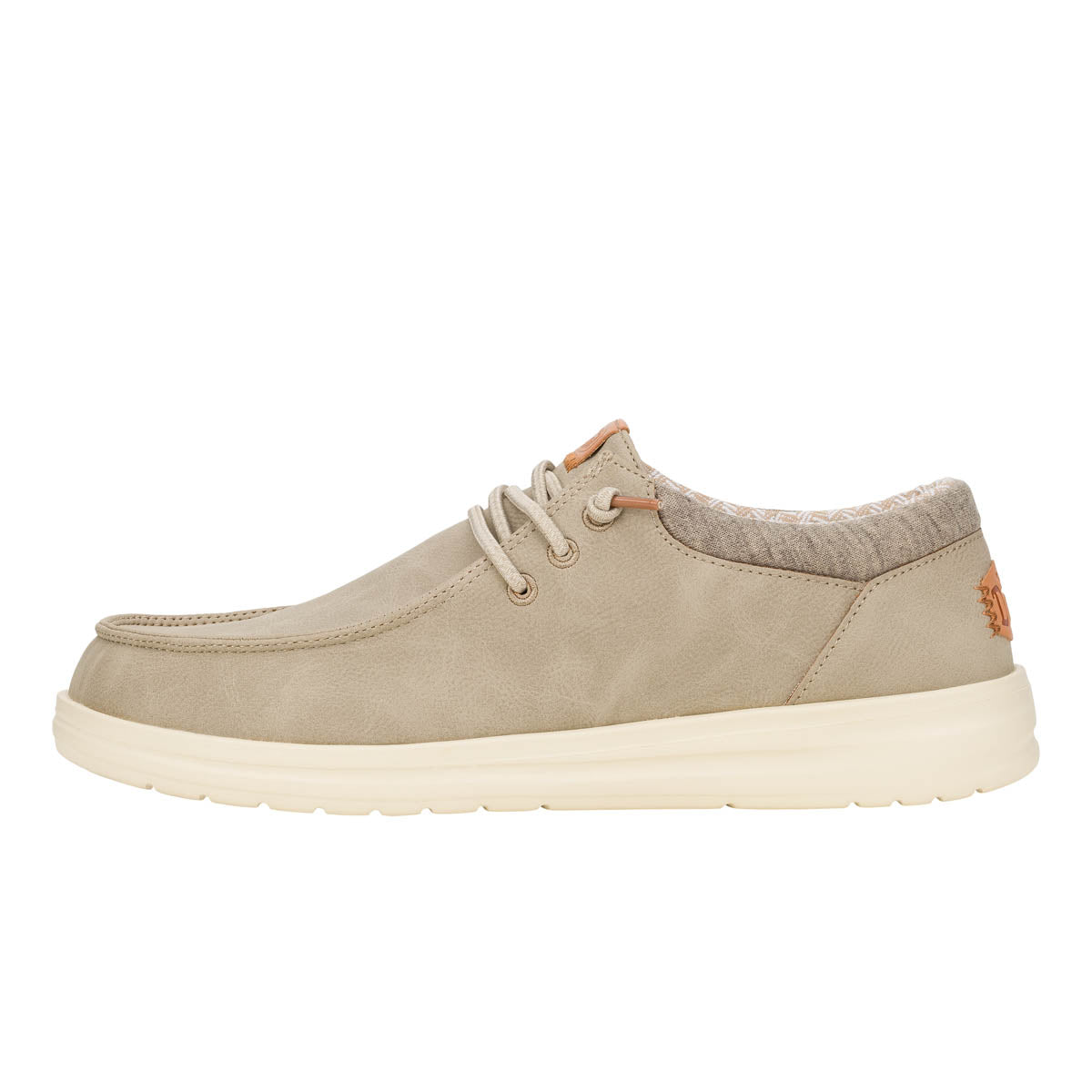 Hey Dude Paul Canvas leren loafer Hey Dude Paul Canvas leren loafer