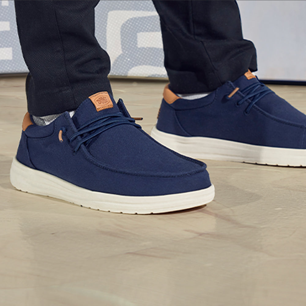 Mens best comfortable shoe, perfect in the office made by Hey Dude NZ. Best gift idea for men on sale for Black Friday and Cyber Monday.